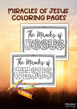 Load image into Gallery viewer, 37 Miracles of Jesus Printable List & Activities