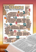 Load image into Gallery viewer, Numbers Bible Scavenger Hunt