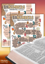 Load image into Gallery viewer, Numbers Bible Scavenger Hunt