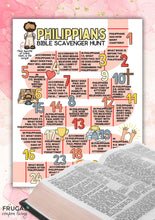 Load image into Gallery viewer, Philippians Bible Scavenger Hunt