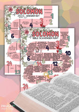 Load image into Gallery viewer, Song of Solomon Bible Scavenger Hunt