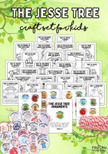 Load image into Gallery viewer, The Jesse Tree Ornaments & Coloring Pages