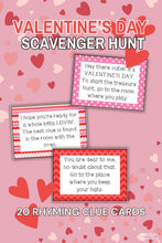 Load image into Gallery viewer, Valentine's Day Scavenger Hunt Riddles