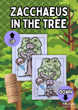 Load image into Gallery viewer, Zacchaeus the Tax Collector Tree Craft