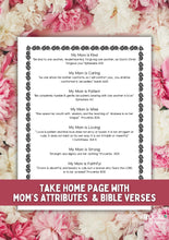 Load image into Gallery viewer, Mother's Day Coloring Wheel - Attributes of Mom