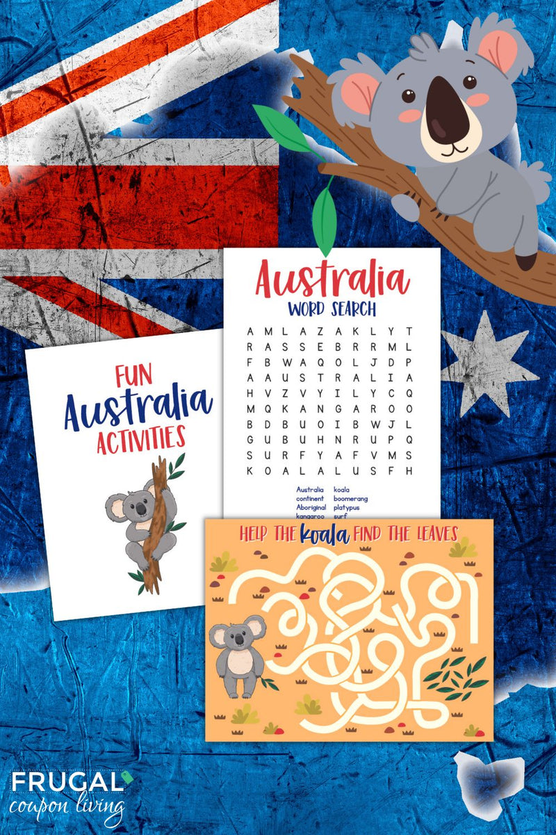 Australia Activity Pack for Kids - Printable Australia Worksheets ...
