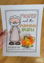 Load image into Gallery viewer, Moses and the Burning Bush Craft