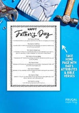 Load image into Gallery viewer, Father's Day Coloring Wheel - Attributes of Dad