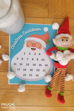 Load image into Gallery viewer, Santa Beard Countdown to Christmas