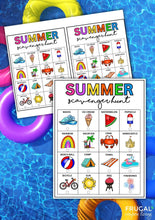 Load image into Gallery viewer, Summer Scavenger Hunt Game for a Class