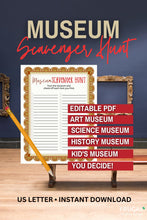 Load image into Gallery viewer, Museum Scavenger Hunt