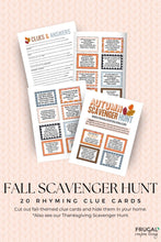 Load image into Gallery viewer, Fall Scavenger Hunt (Indoor & Outdoor)