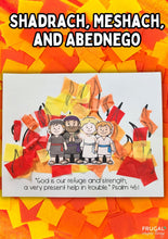 Load image into Gallery viewer, Shadrach, Meshach, & Abednego Craft