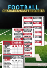 Load image into Gallery viewer, Football Party Games Set |  Charades, Bingo, 5-Second, More