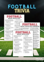 Load image into Gallery viewer, Football Party Games Set |  Charades, Bingo, 5-Second, More