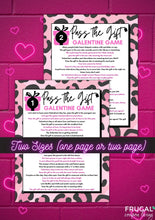 Load image into Gallery viewer, Pass the Gift Galentine Game