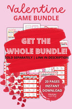 Load image into Gallery viewer, Valentine's Day One Minute Games