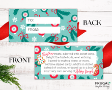 Load image into Gallery viewer, Christmas Dough Money Gift Bag Topper