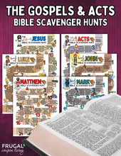 Load image into Gallery viewer, The Gospels & Acts Bible Scavenger Hunt Set