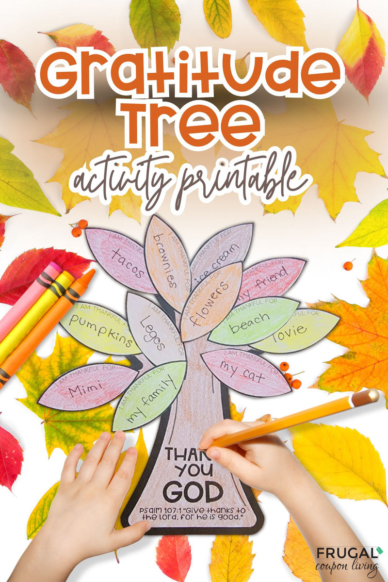Gratitude Tree Template - Printable Thanksgiving Activity and Craft – Frugal Coupon Living gratitude-tree-template-printable-thanksgiving-activity-and-craft-frugal-coupon-living