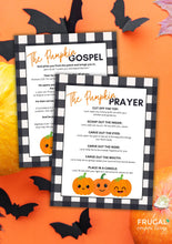 Load image into Gallery viewer, Pumpkin Prayer Printable & Gospel Message