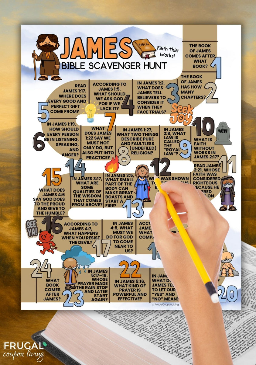 James Bible Scavenger Hunt
