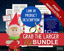 Load image into Gallery viewer, Elf Advent Calendar Bible Verses for Kids (24-days)