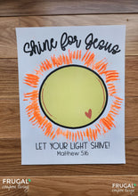 Load image into Gallery viewer, Shine for Jesus Craft