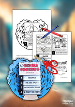 Load image into Gallery viewer, Moses & the Red Sea Story Craft