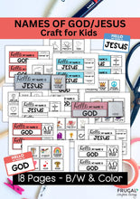 Load image into Gallery viewer, Names of God/Jesus Flipbook