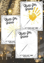 Load image into Gallery viewer, Shine for Jesus Handprint Art