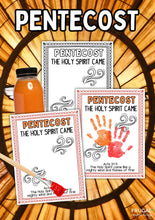 Load image into Gallery viewer, Pentecost Coloring Page & Handprint Art