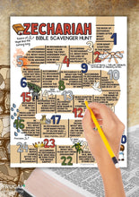 Load image into Gallery viewer, Zechariah Bible Scavenger Hunt