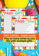 Load image into Gallery viewer, Pass the Gift Birthday Party Game
