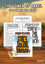 Load image into Gallery viewer, The Tower of Babel Pop Up Craft