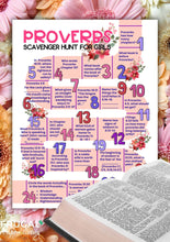 Load image into Gallery viewer, Proverbs Bible Scavenger Hunt