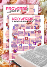 Load image into Gallery viewer, Proverbs Bible Scavenger Hunt
