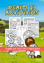 Load image into Gallery viewer, Psalm 23 Spanish Lesson Activities for Kids