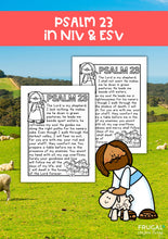 Load image into Gallery viewer, Psalm 23 Lesson Activities for Kids