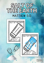 Load image into Gallery viewer, Salt and Light Handprint Craft & Coloring Page