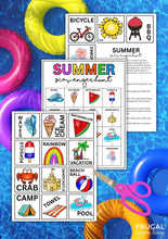 Load image into Gallery viewer, Summer Scavenger Hunt Game for a Class