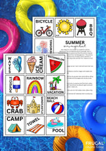 Load image into Gallery viewer, Summer Scavenger Hunt Game for a Class