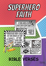 Load image into Gallery viewer, Superhero Faith Coloring Pages