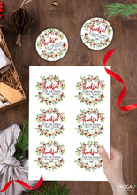 Load image into Gallery viewer, Thankful Hands Holiday Teacher Gift Tag