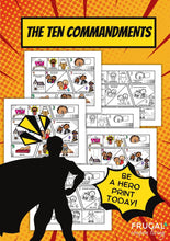 Load image into Gallery viewer, The Ten Commandments Comic Strip