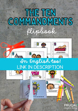 Load image into Gallery viewer, The Ten Commandments Mini Book in Spanish