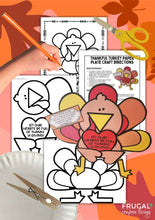 Load image into Gallery viewer, Thankful Turkey Craft
