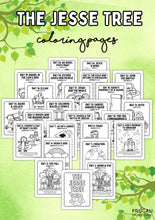 Load image into Gallery viewer, The Jesse Tree Ornaments & Coloring Pages
