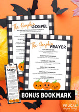 Load image into Gallery viewer, Pumpkin Prayer Printable & Gospel Message