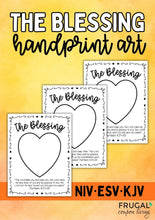 Load image into Gallery viewer, The Blessing Handprint Art